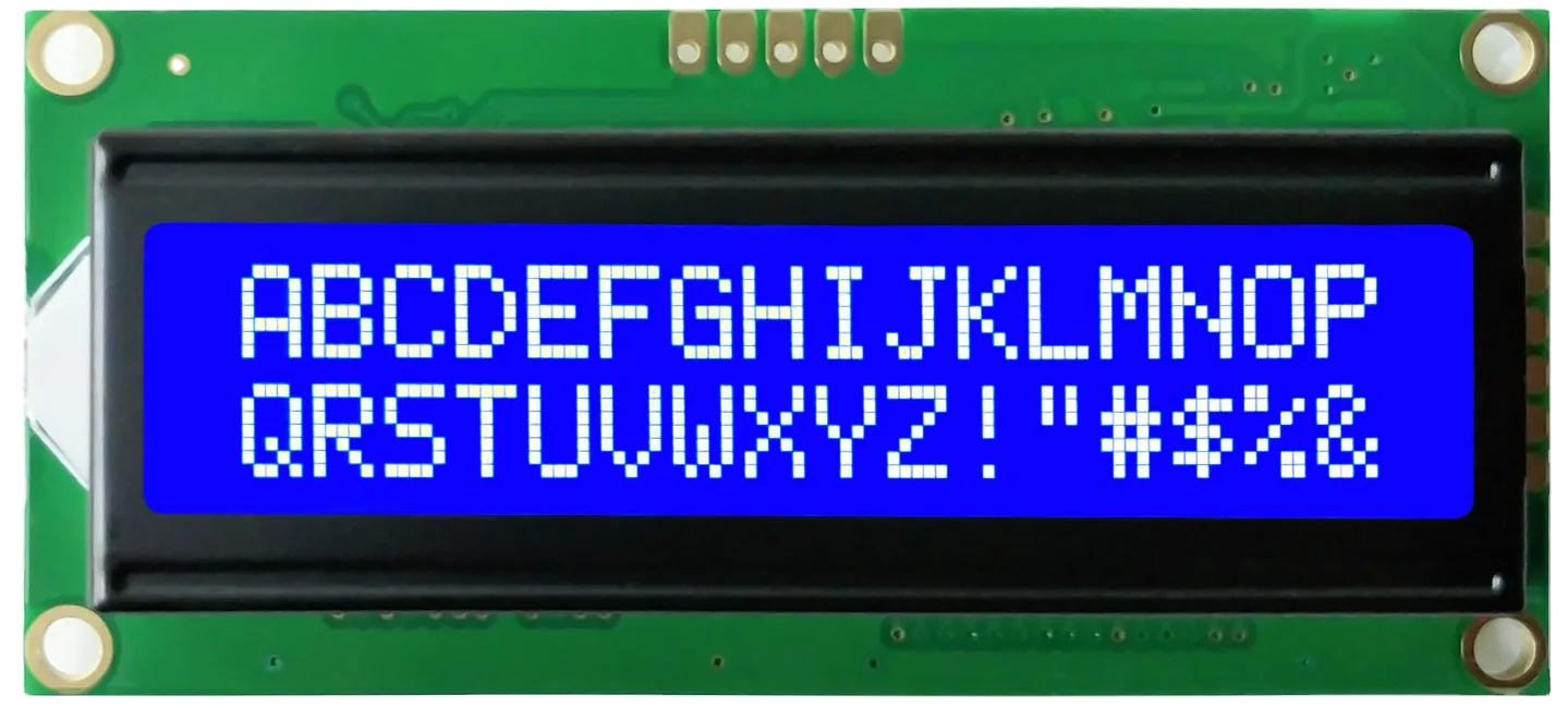 Custom module line character lcd 1602 16x2 lcd monitor 1602 5v i2c blue screen and white code