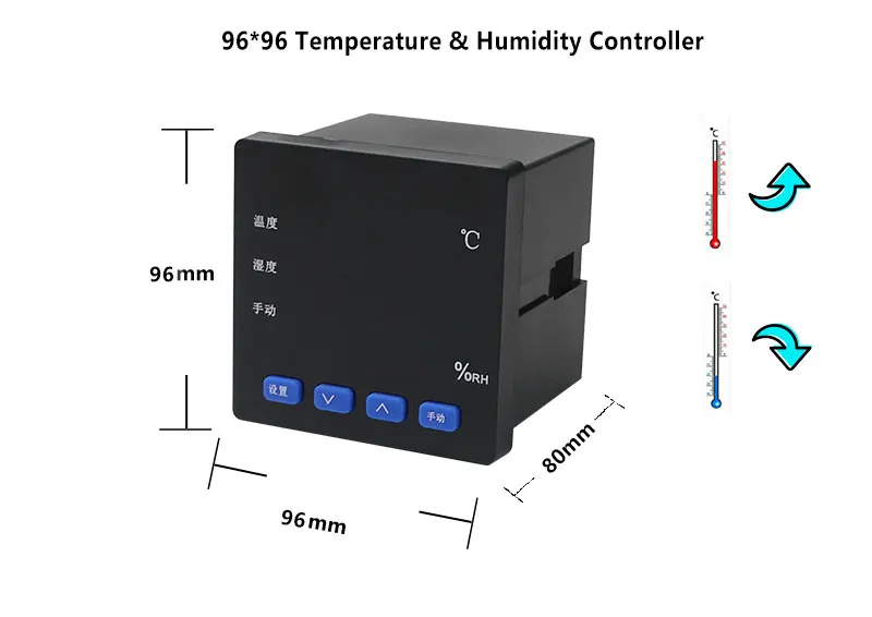 WSK high voltage temperature&humidity controller with digitally displayed