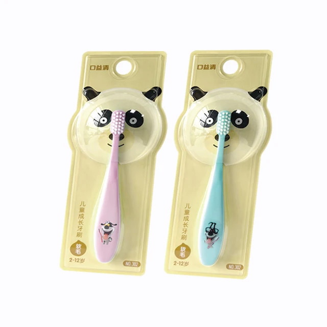 High Quality Children Baby Kids Toothbrush Portable Baby Toothbrush for kids Soft Silicone Brush