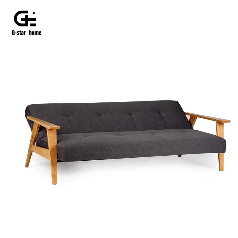 Japanese Style Sofa Bed Furniture Wooden Futon Divan Indian Design Modern Living Room Sofa Home Furniture European Style Hotel