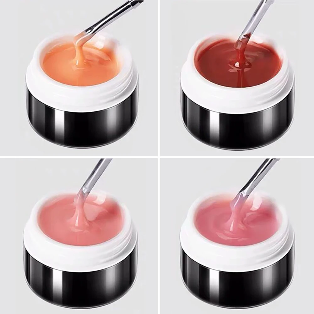 Hanyinails Nails Gel Extend No Heat Liquid Jelly Gel Polish Private Label Building Hard Nail Extension Gel
