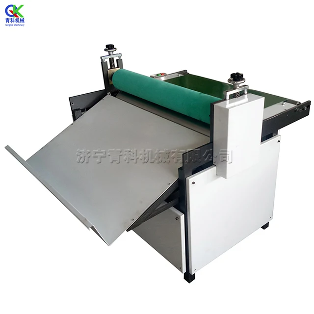 Roller flattening machine Used for flattening thick, thin, leather, corrugated paper, EVA, plastic boards