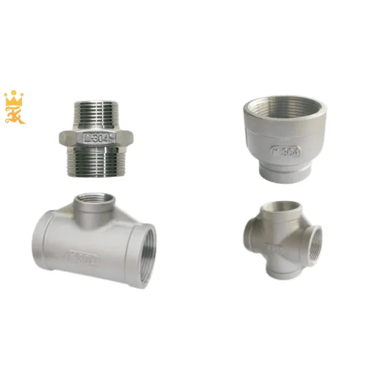 OEM/ODM Screw Fitting Stainless Steel Screwed Threaded Pipe Fittings screw plug fitting bolt