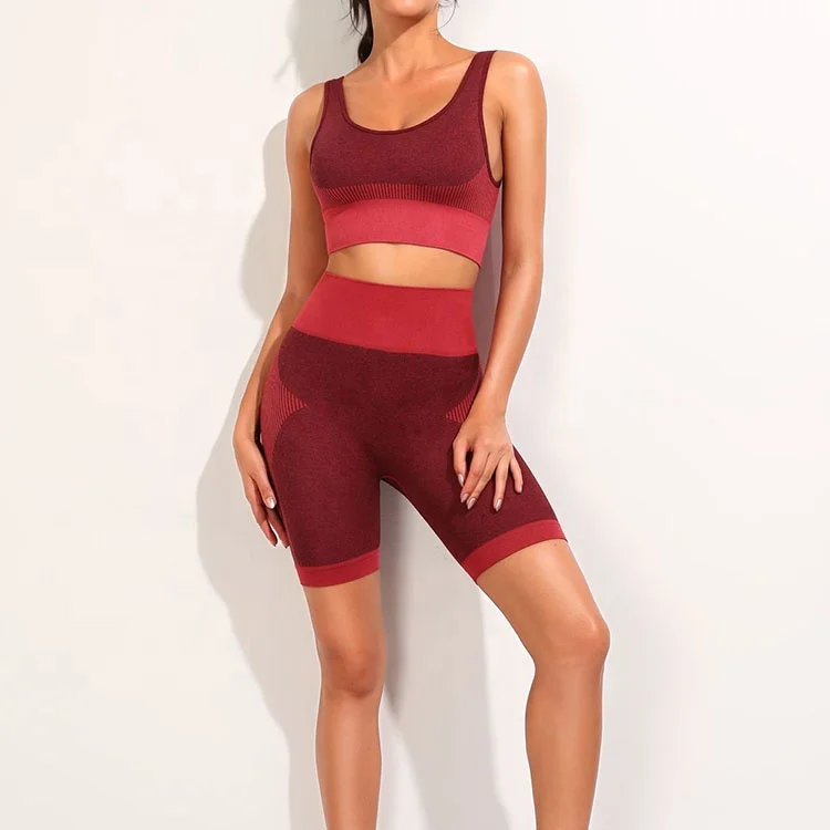 Private Label High Waisted Yoga Pants Oem Sportswear Seamless Fabric Gym Wear Women Yoga Sets Fitness & Yoga Wear Sports Sets