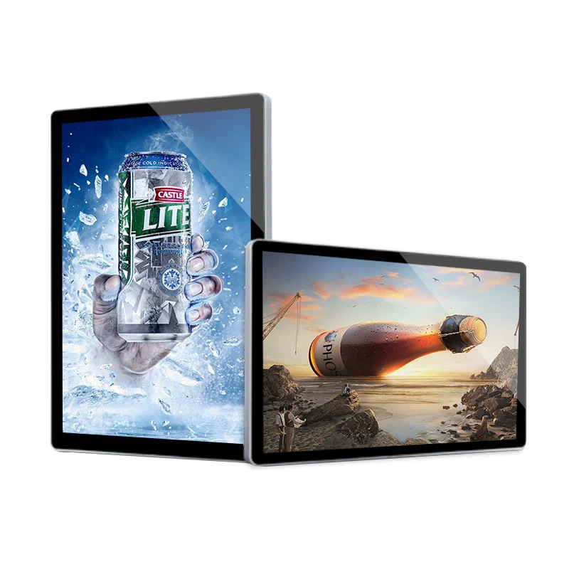
55' display small lcd monitor /wifi network touch screen lcd advertising player /touch screen panel android kiosk video player 