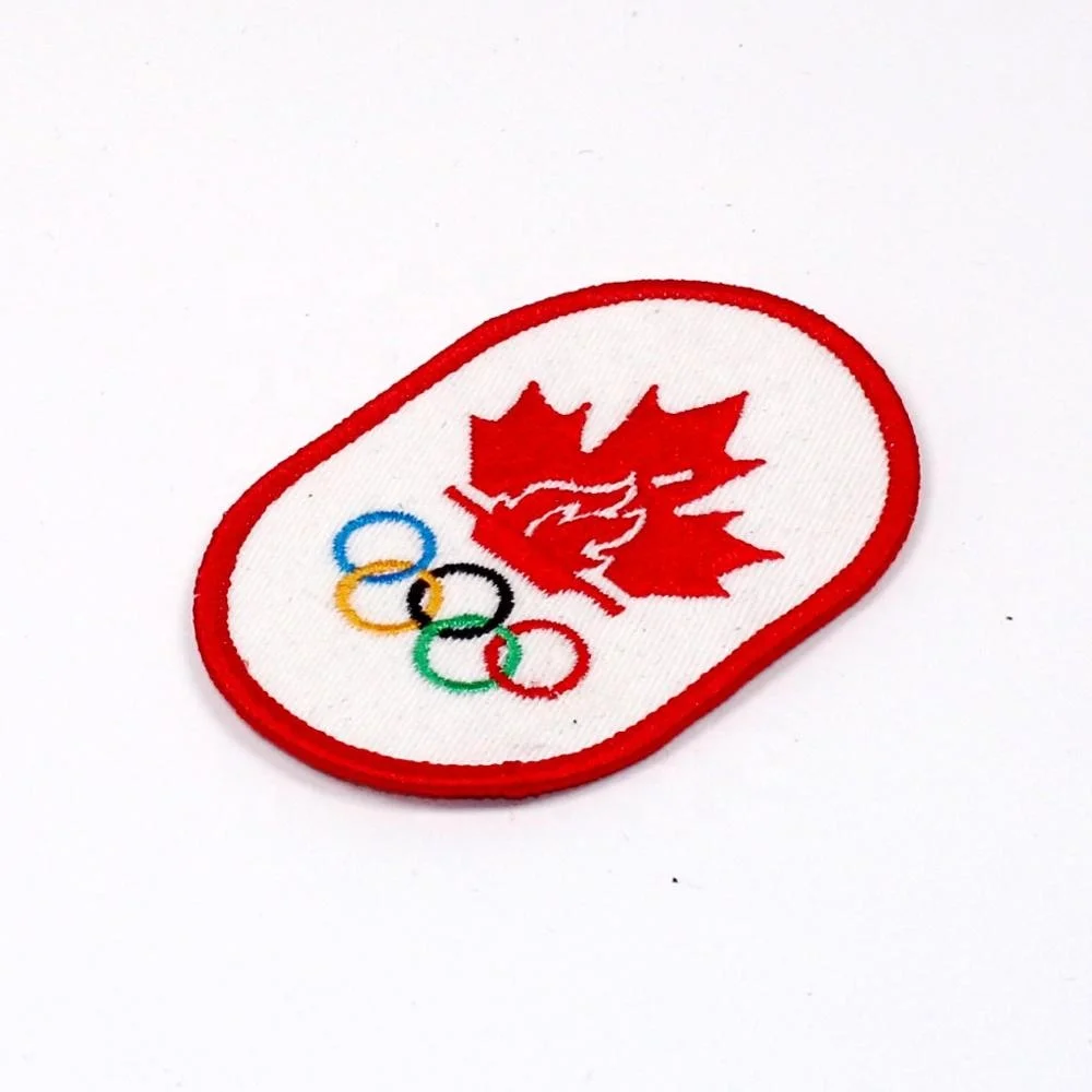 
Maple Leaf Fire Merrow Border Sew-on Embroidered Patch Badge Decoration For Clothing Garment Hat DIY Applique Wholesale 