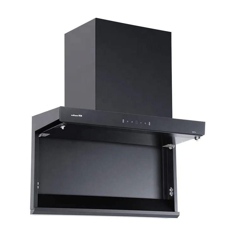 Various specifications wholesale price hood range slanted touch switch low noise kitchen cooker wall mount ventilation hood