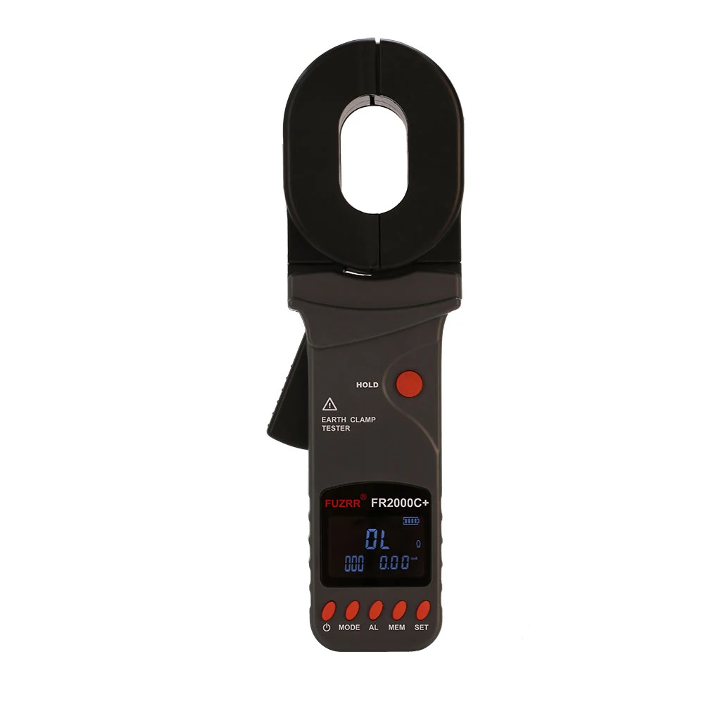 Upgraded version FR2000 Clamp Type Grounding Resistance Tester Handhold Earth Resistance Meter