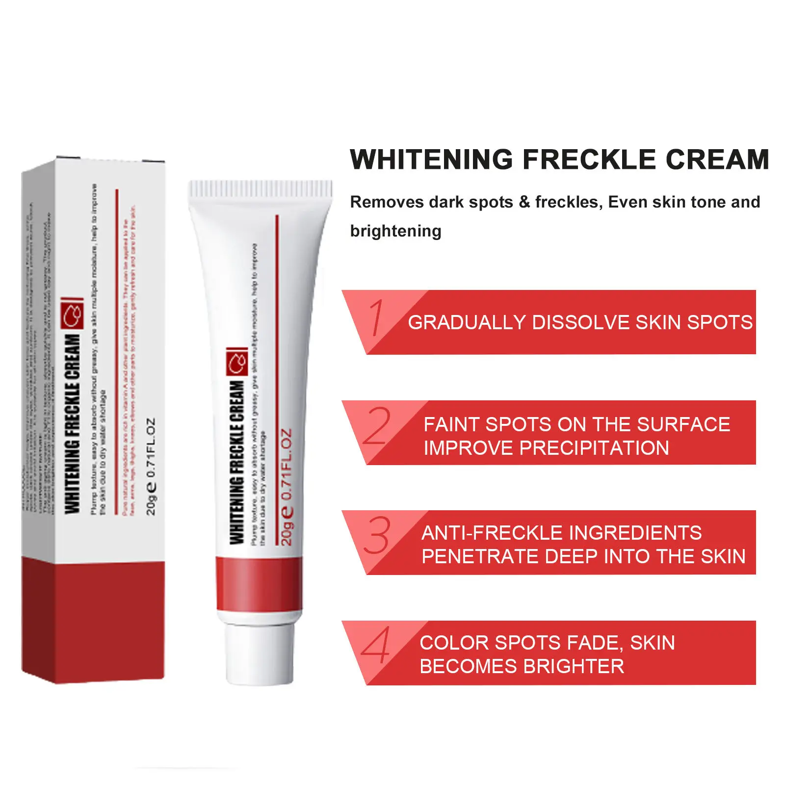 Private Label Freckles Removal Whitening Face Dark Spot Remover Corrector Cream
