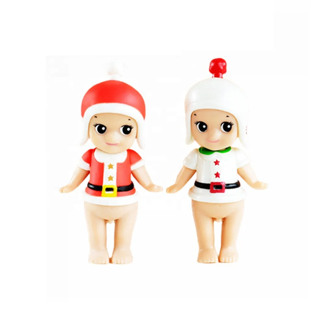 Customized PVC Cartoon Blind Box Toy Cute Baby Mini Toy For Christmas Decoration