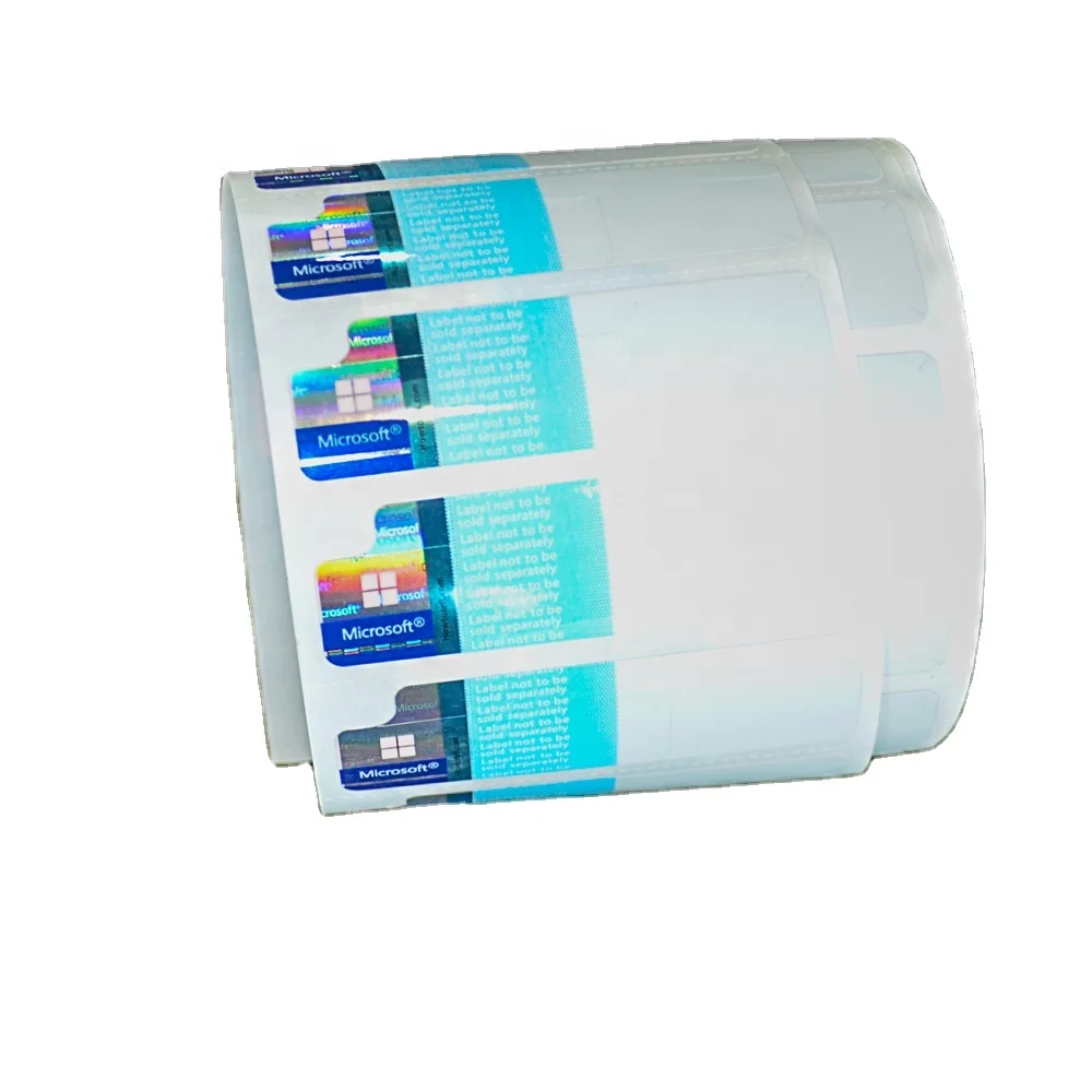 Оригинальная наклейка на ключи для окон и офиса, красная наклейка и синяя наклейка, оригинальная этикетка