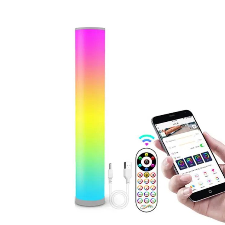 Modern Floor Lamp Standing Smart App Control Dimmable Dreamcolor Home Decor Living Room Corner Light Tuya