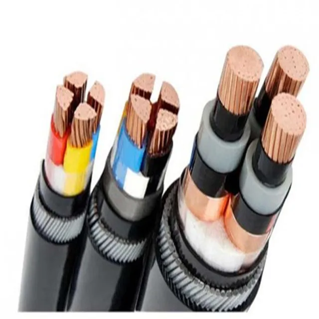 4*25 4*35 стальная проволока бронированный кабель подземный CU/XLPE/PVC/SWA/PVC