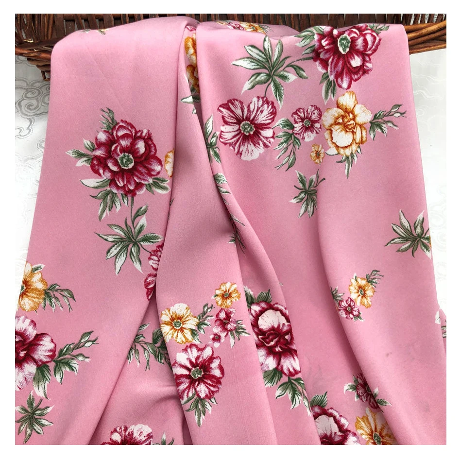 75D Polyester Woven Custom Printed Poly Spandex Spun Polyester 4 Way Stretch Fabrics