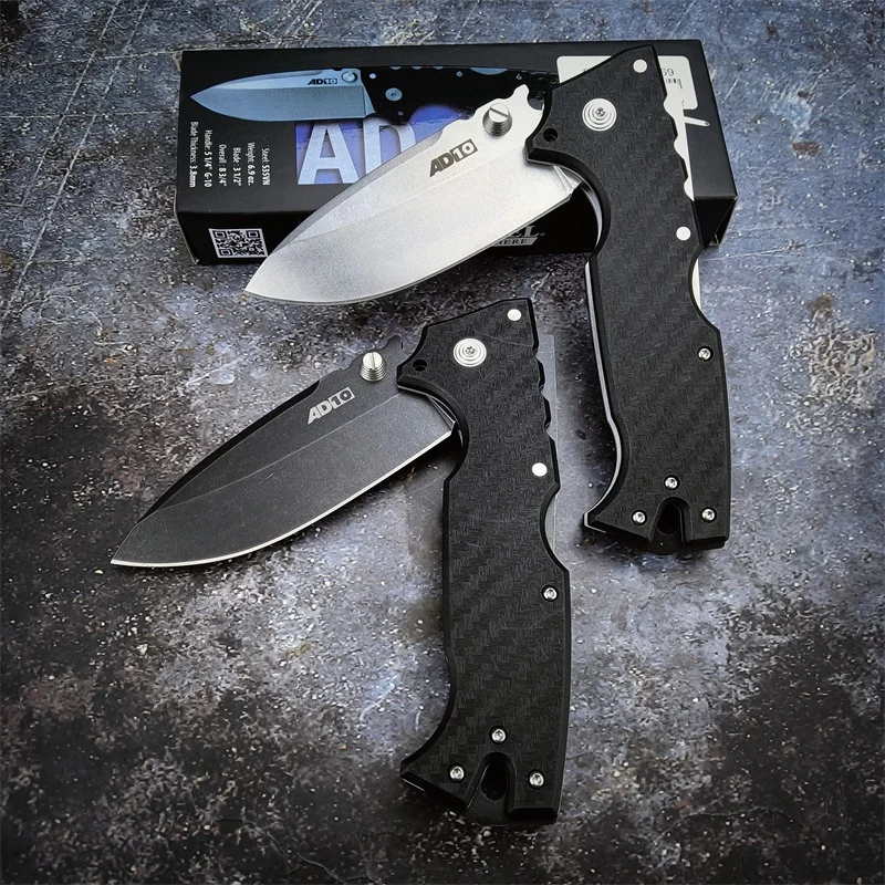 Cold steel AD10 Nylon wave fiber handle Tactical Folding Pocket knife Camping survival hunting knives