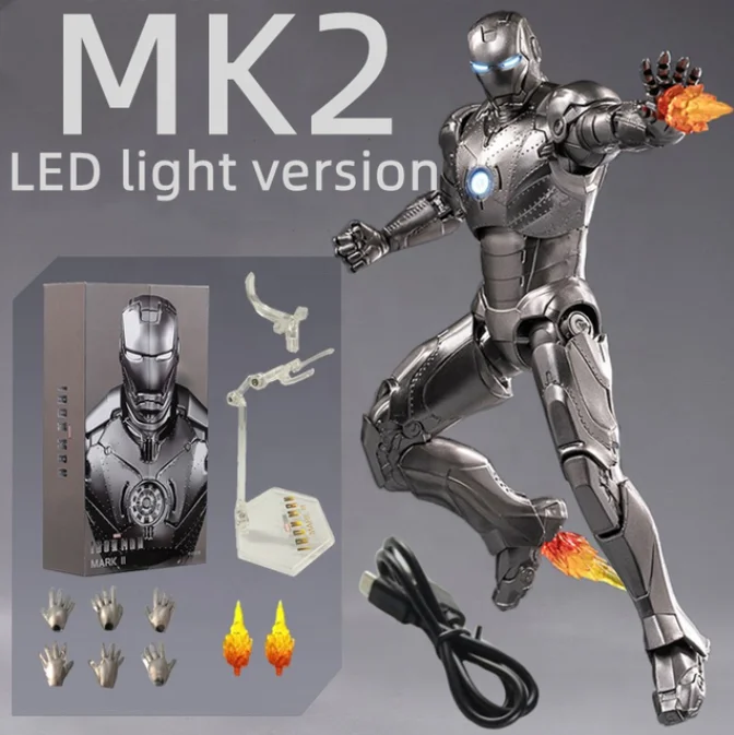 Оригинальные игрушки ZD 1/10 экшн-фигурка Ironman MK1 машина война MK2 MK3 MK4 MK5 MK6 MK7 MK42 MK43 Виниловая фигурка модель кукла