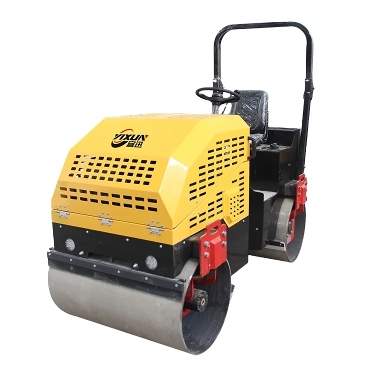 Double drum Vibratory Road Roller Small Vibrator Road Roller Machine 2 ton road roller (1600107570934)