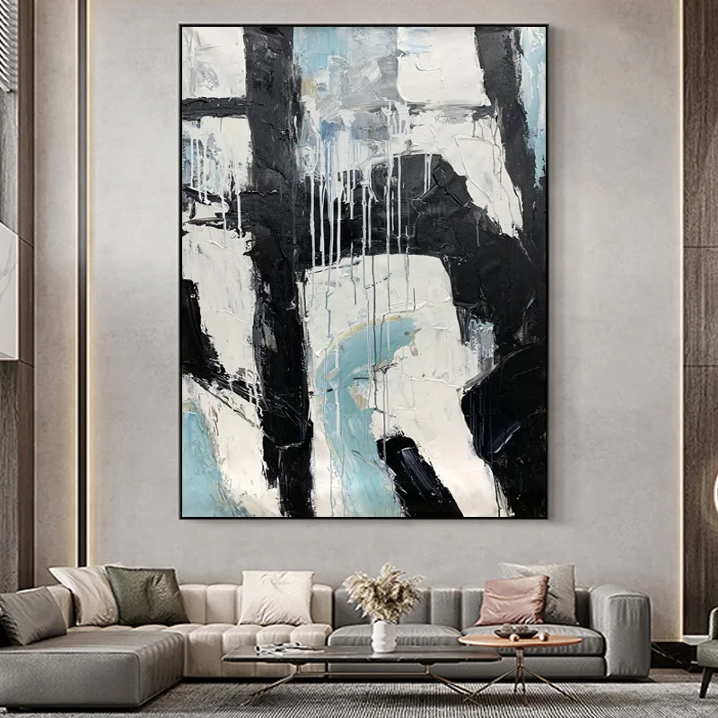 Office decorative canvas pop art oil painting modern abstract wall art design