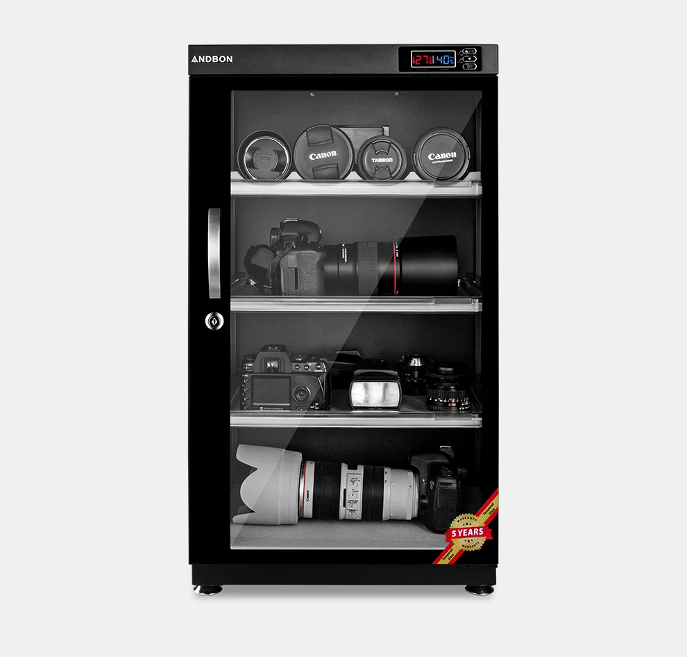 
ANDBON 105L dry cabinet 3 layers humidity control cabinet humidity proof dehumidify 25%-60% 