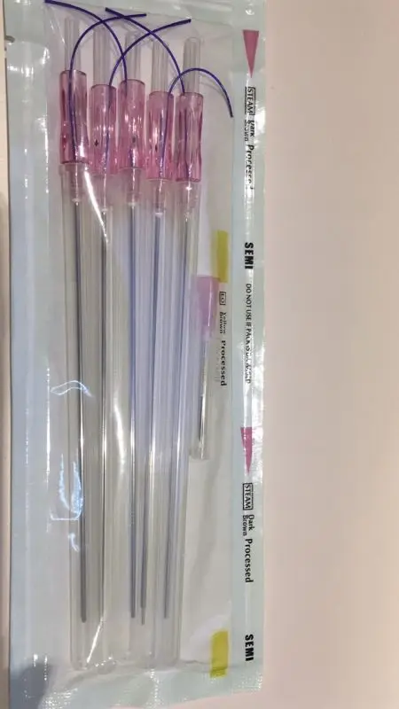 
CE PCL Medical fish bone thread w blunt 18g 100mm PCL thread lift face lifting 