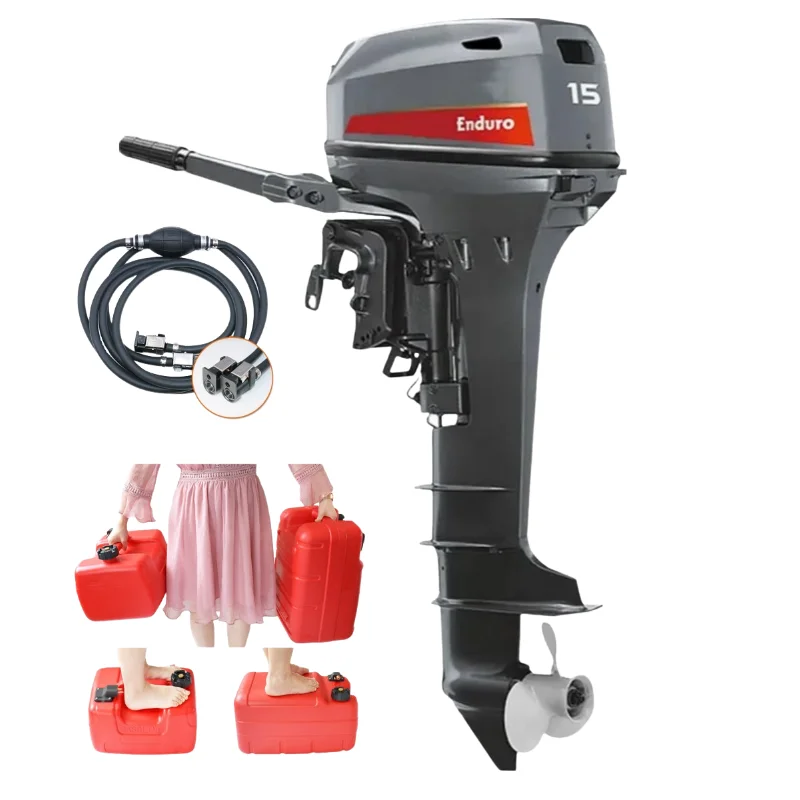 New Popular Outboard Engine Yamaha 15HP 2 Stroke Boat Engine Outboard Motors with Long Shaft