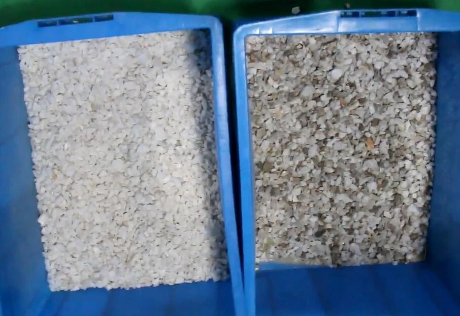 Plastic Granules Sorting Machine classifies plastic pellets flakes by COLOR High Resolution Sorter for Ore Quartz Glass