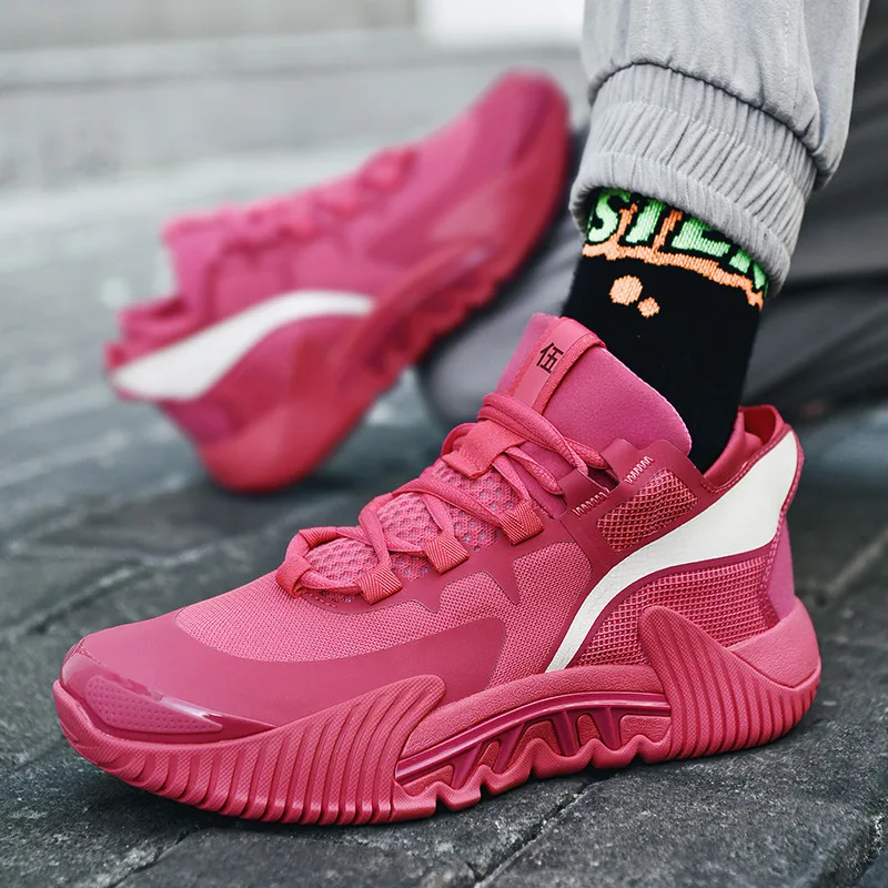 Explosive Models Fashion Breathable Mesh Basketball Sneakers New Design Men Casual Custom Basketball Style Sports Shoes