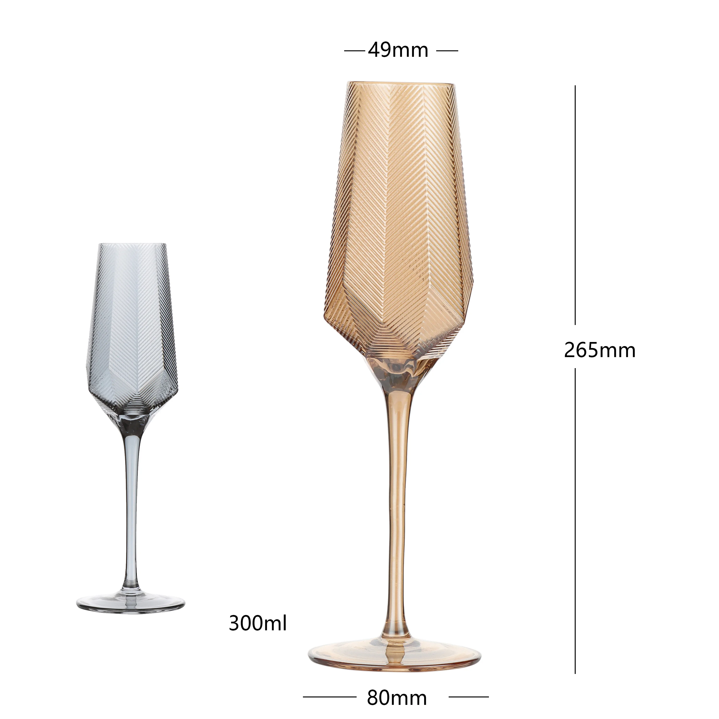 The newest embossed wine glass drinking water set glassware