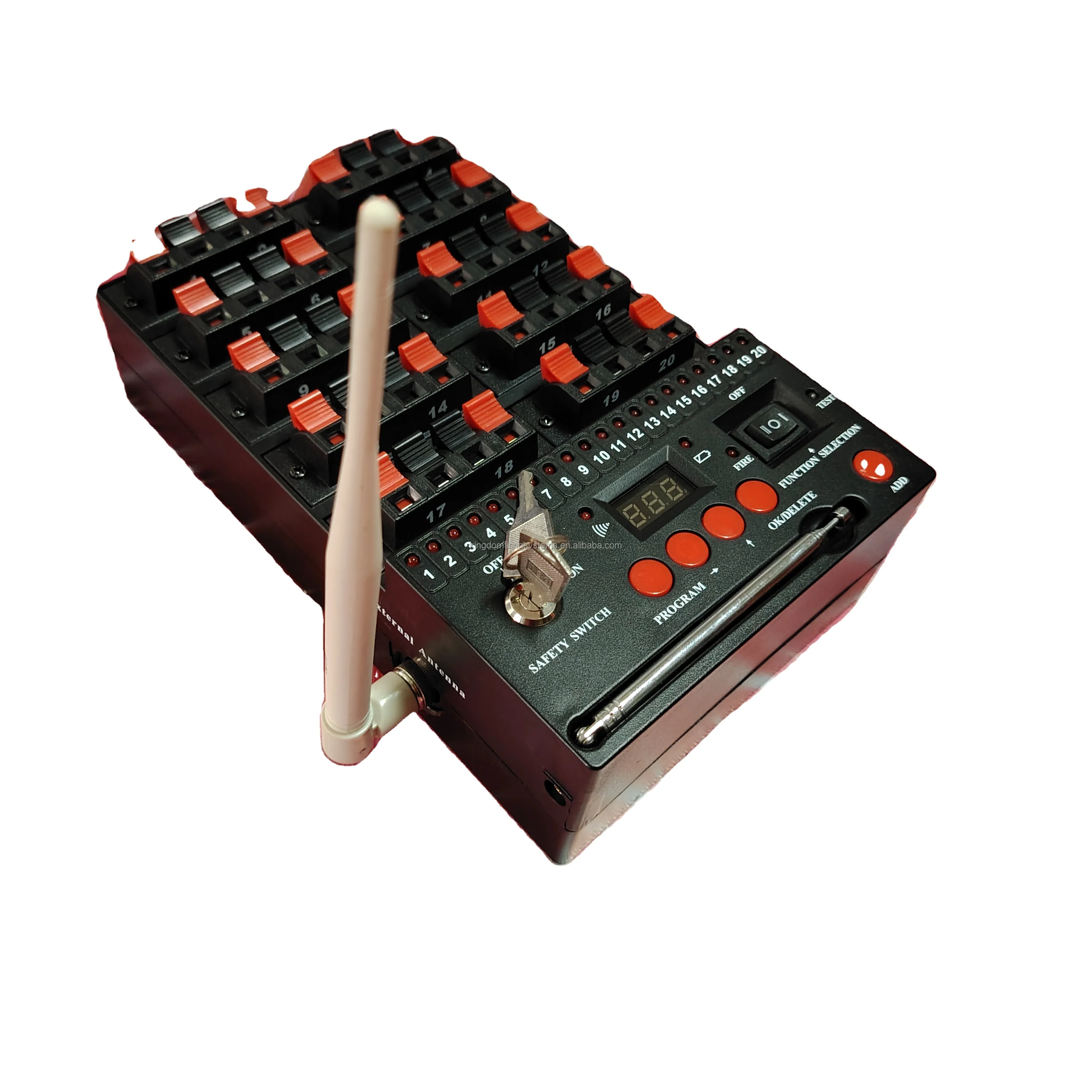 20 Cue Radio Fireworks Digital Ignition Firing System for Pyrotechnics Show