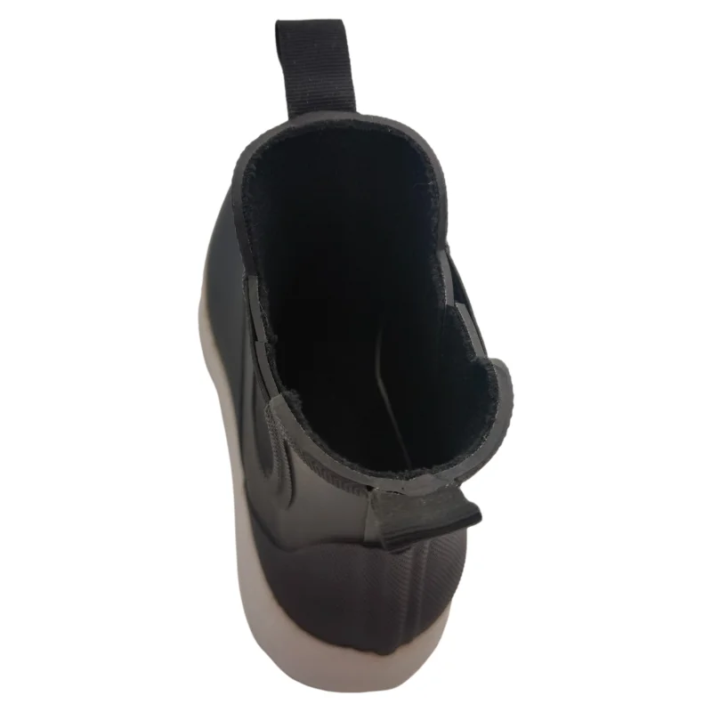New Style Waterproof Lady Gumboots Black Rubber Sport Shoes Light-weight Ankle  Women Chelsea Rain Boots