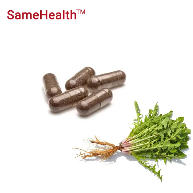 Labeling Detoxify and Diminish Inflammation Function Dandelion Root Extract Vegan Capsule