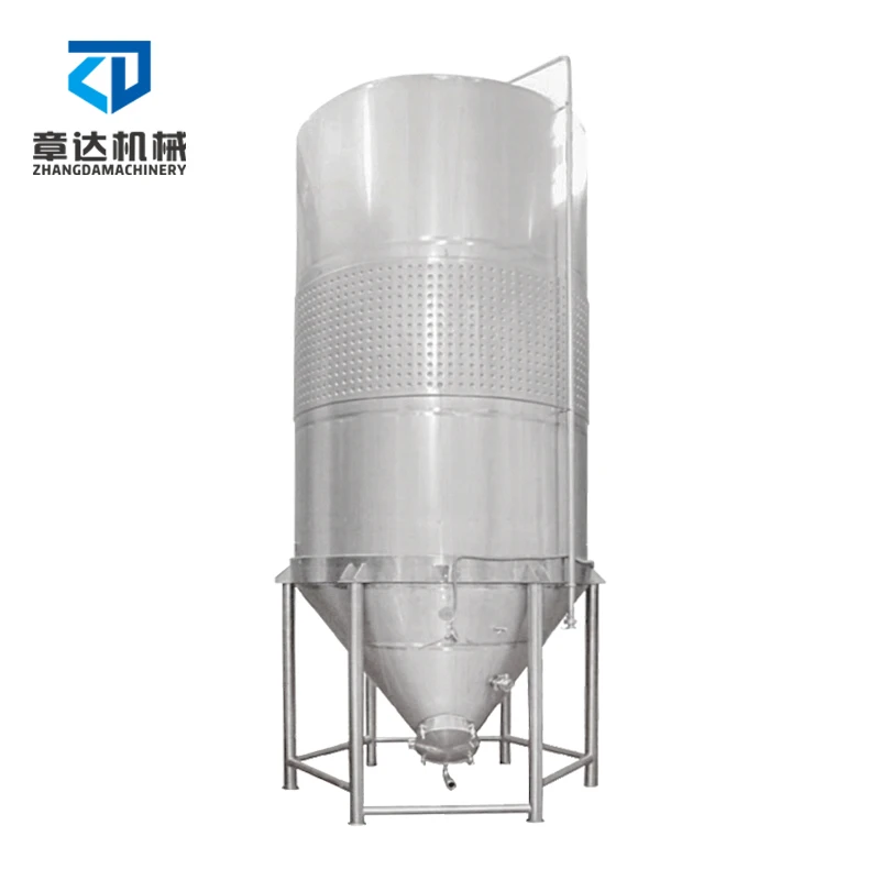 1000L fermenter  jacketed fermenting equipment  Steel Stainless 304 316L  wine making machine