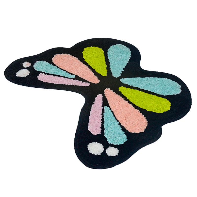 (Chakme) Dog Butterfly Pig Penguin Bear Microfiber Foldable Kids Floor Mats For Kids Floor
