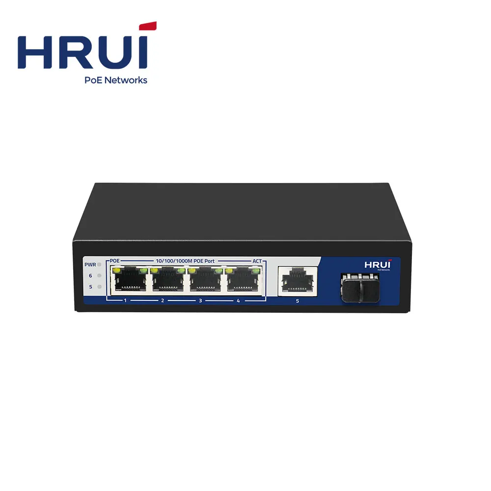  4 Port PoE Full Gigabit Unmanaged Smart