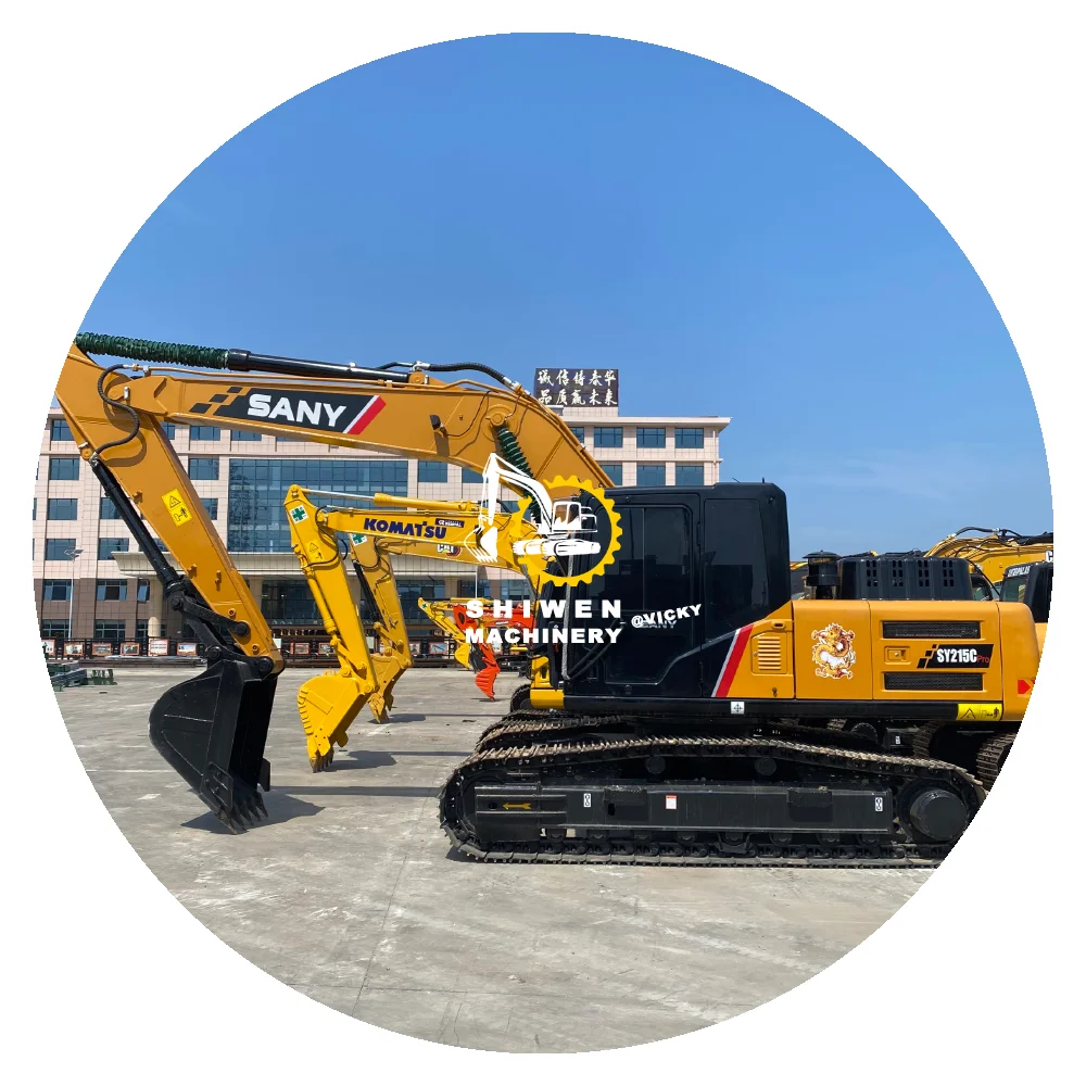 Используемый 98% Новый экскаватор SANY215 SY215-10 SY215-9 SY205 SY235 SY285 SY225 SY155 215 большой для тяжелой промышленности