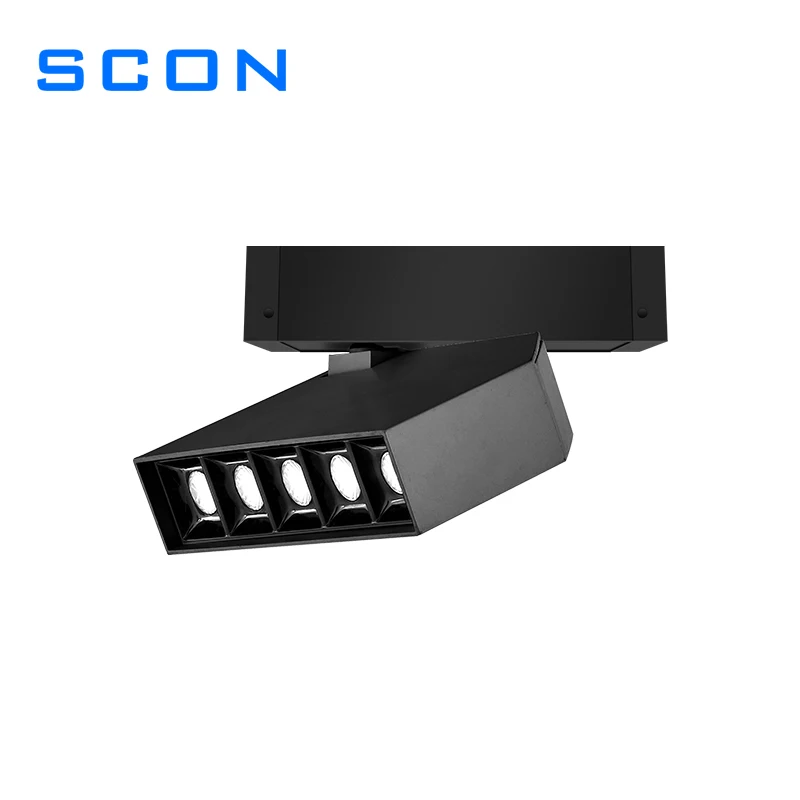 SCON 7W Adjustable Beam Angle Magnetic Track Light  Recessed Magnetic Track Sport Ceiling Light Lamp Home & Office SC-XTH216 COB