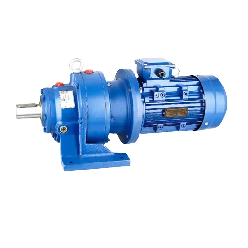 Planetary Cycloid Pin Gear Reducer 3 phase Vertical Mount Motor Gearbox Cycloidal Pinwheel Reducer Single-stage Split Belt