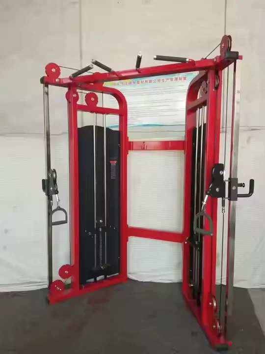 Commercial Fitness Cable Crossover Machine Gym Equipment for Chest Back Shoulder Leg Work-Includes Cable Fly Shoulder Press