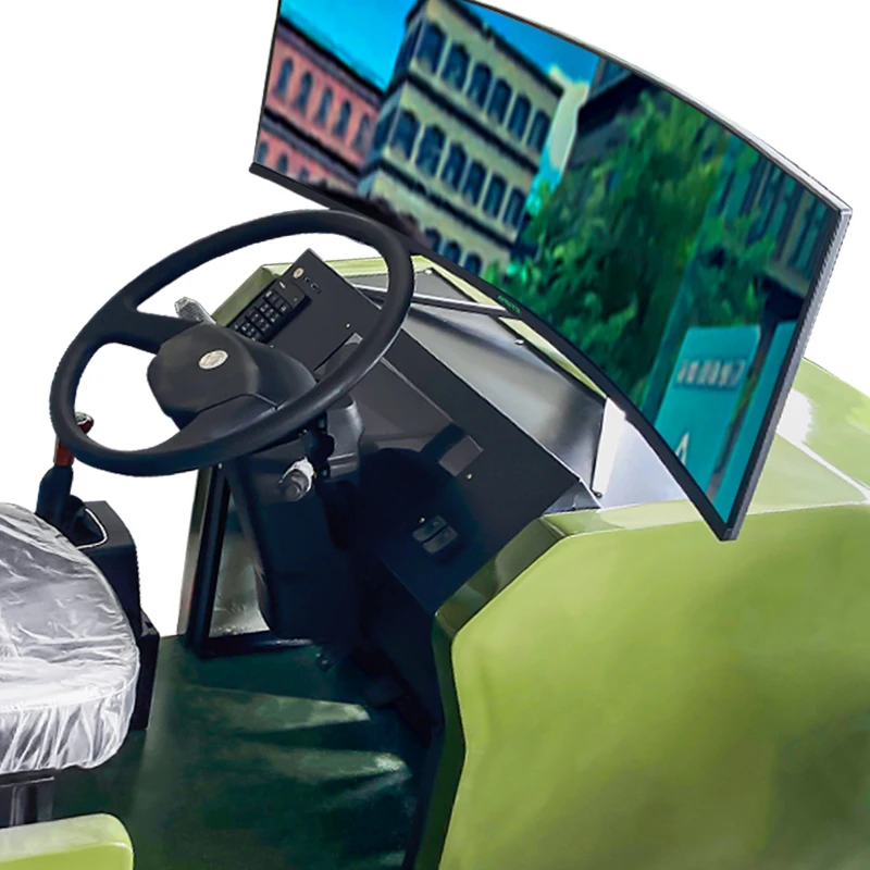 Professional Single Seat Three Screen Car Driving Simulator Car Driving Training Simulator for Smart Driving School