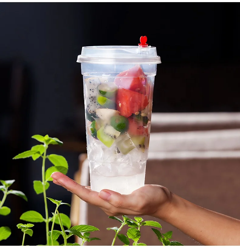 
Super size 108 caliber 1000ml overlord juice cup cold drink cup fruit tea | bubble tea bucket cup 