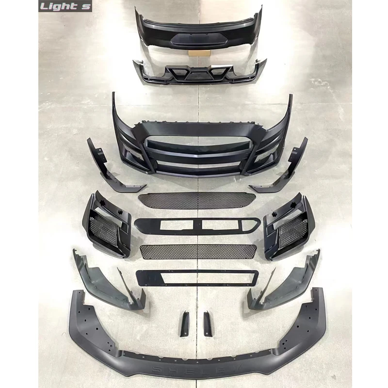 Facelift upgrade PP Material Bodykit Body Kit For FORD MUSTANG 2015-2017 FRONT BUMPER FULL SET