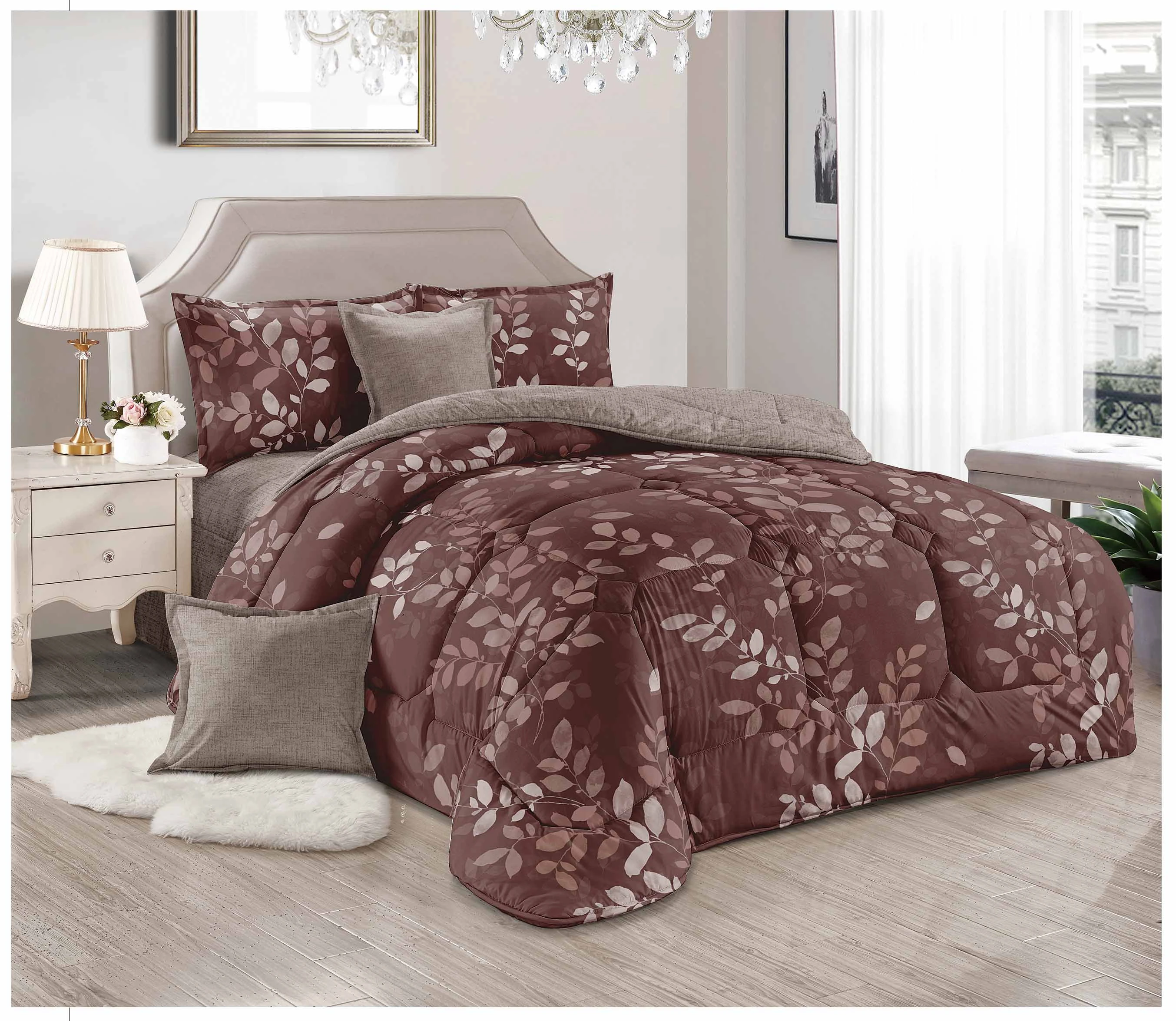 KING comforter set with 350gsm fiiling DUBAI bedding sets