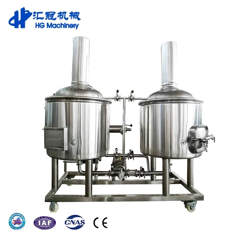 100L Stainless steel beer brewing equipment mash tun/kettle/whirlpool pot/fermentation tank