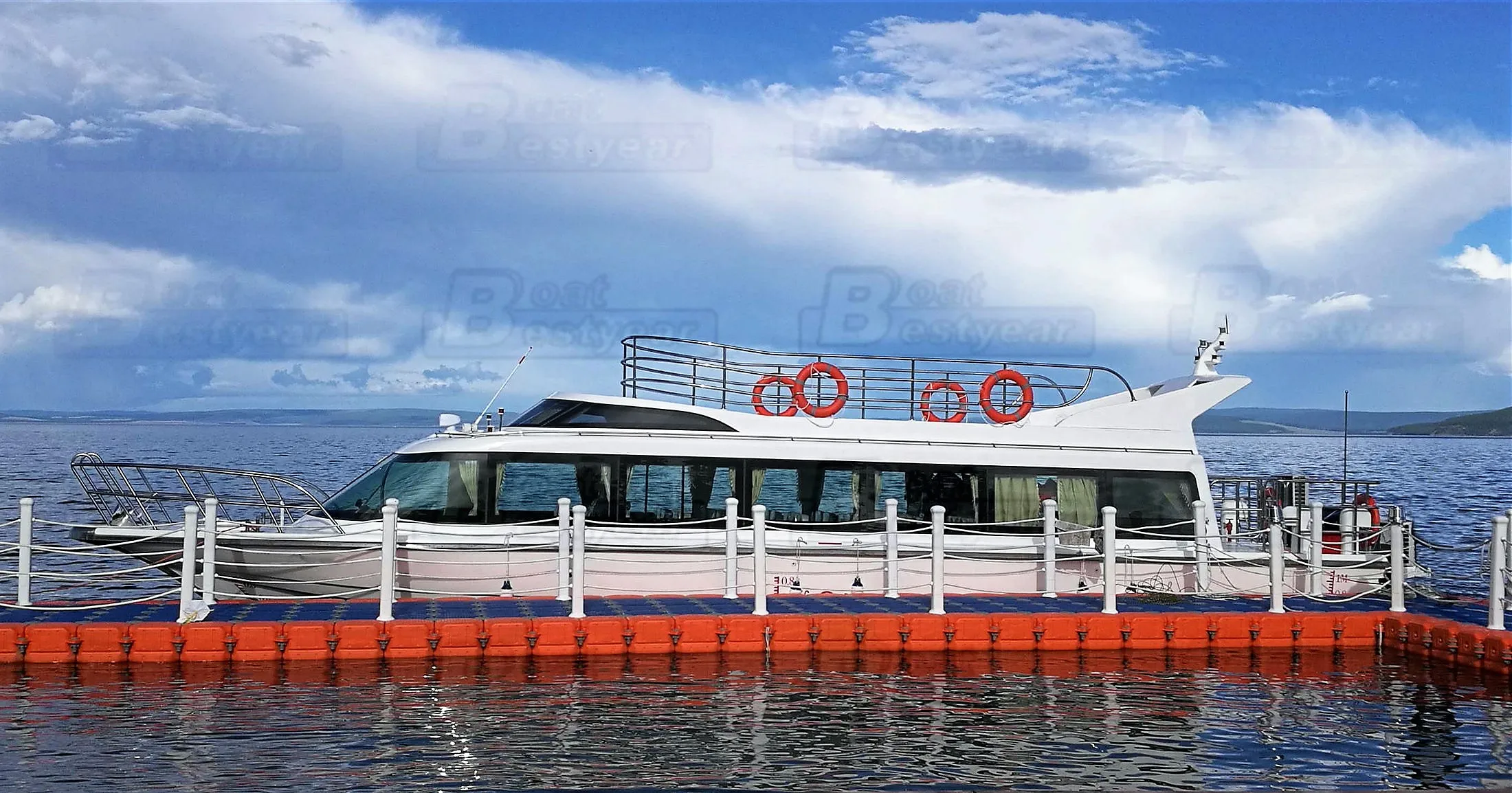 Lithium Electric Power Catamaran  Passenger Boat 20m Ferry