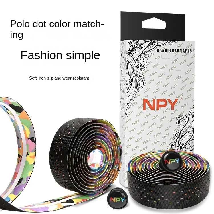 Pu Bicycle handlebar grips and tape, Thick Road Bicycle Bar Tapes, 2 Pcs/set Cycling Handle Wraps for Mountain Bike Wholesale