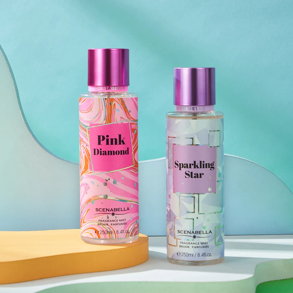 SCENABELLA 250ml Floral Luxury Fragrance Daily Use Long Time Lasting Body Mist Manufacturer For Women