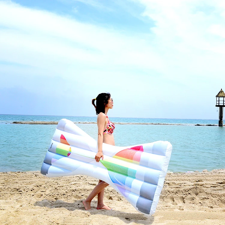 Hot Selling Beauty Sand Clock Shape Fashion Inflatable Pool Float For Adults And Kids