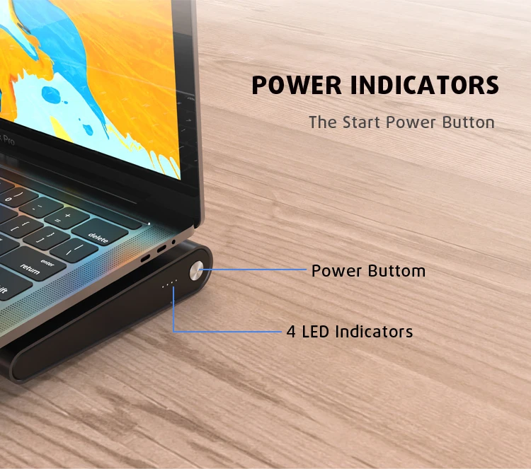 The New Trending Exclusive 6 in 1 HUB Laptop Docking Station Powerbank 20000mAh PD 60W