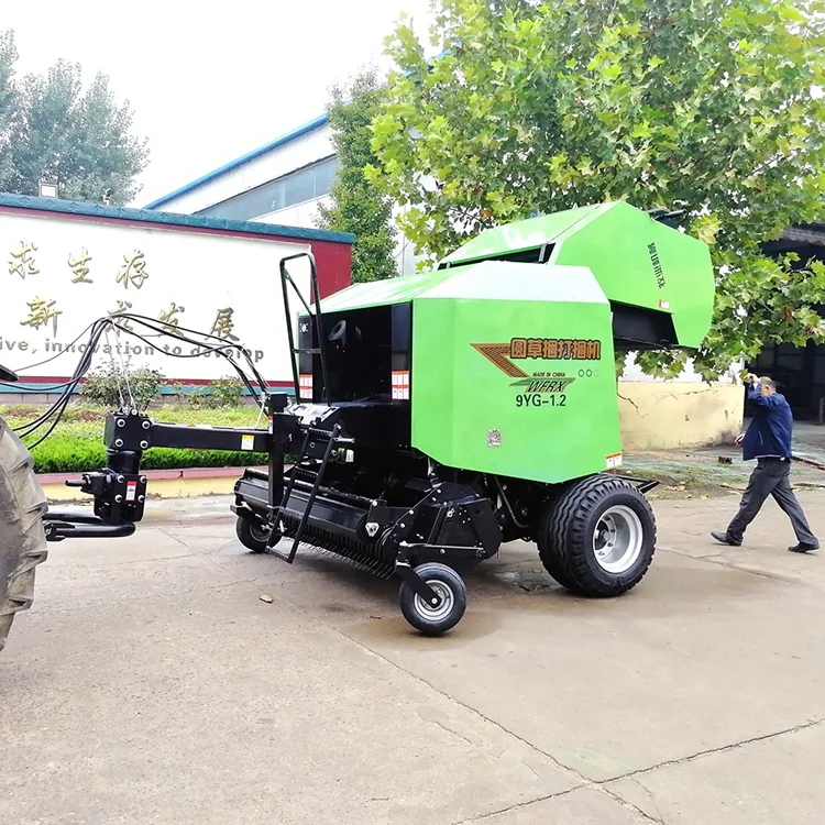 China Walking Mini Manufacturer CE Hydraulic Corn Silage Small Round Balers