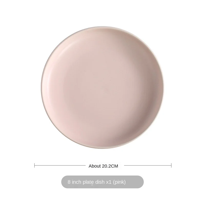 
Creative web celebrity ceramic tableware ins style household simple breakfast dishes western dishes steak dishes 